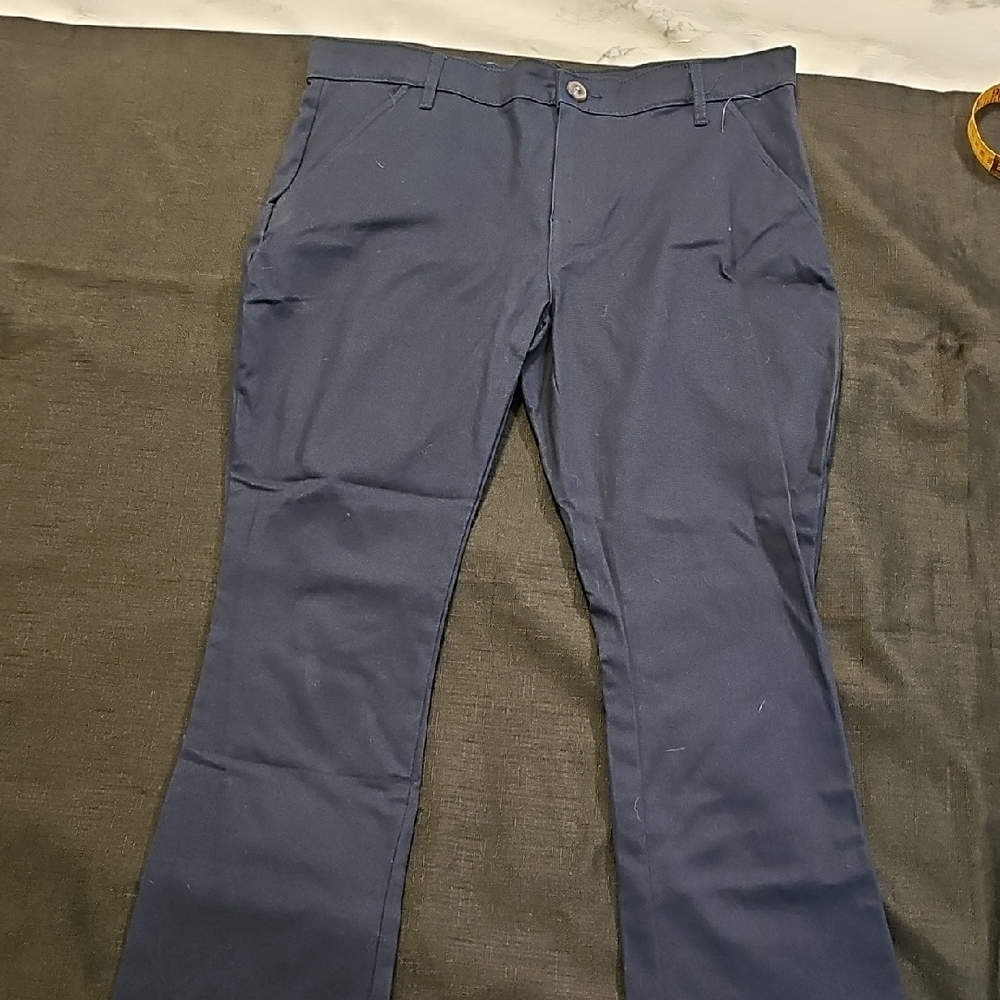 Navy Blue Womens Bootcut Trousers